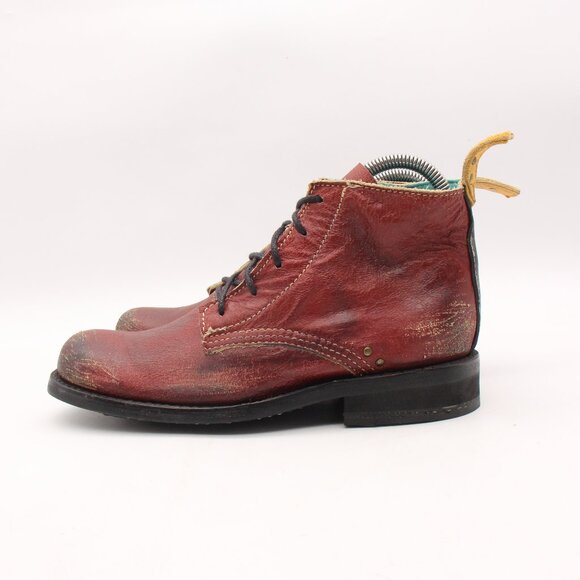 PS Kaufman Men’s 5 Women’s 6.5 Desert Distressed Boots Handmade Leather Mexico - Picture 4 of 13